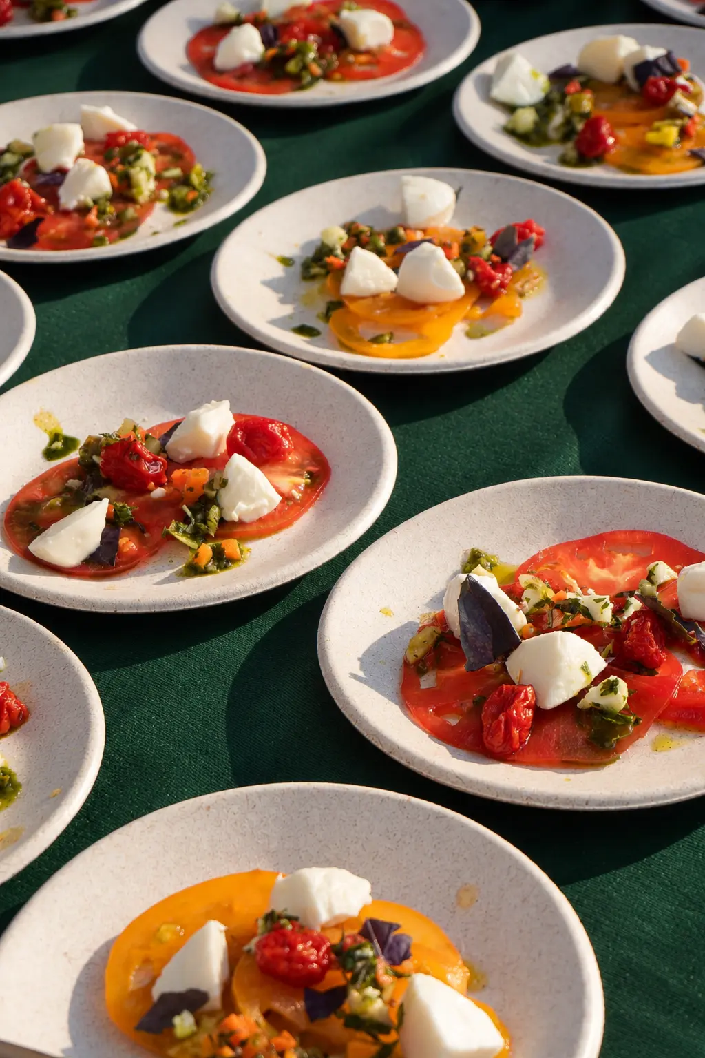 Heirloom tomatoes & mozzarella